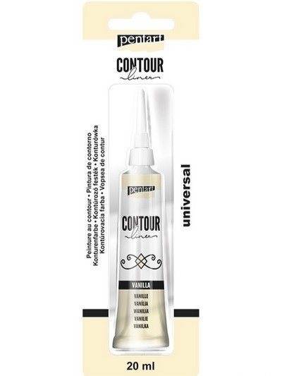 Kontúra PENTART 20 ml - vanilka