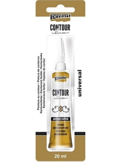 Kontúra PENTART 20 ml - antická medená