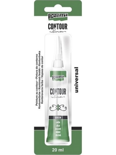 Kontúra PENTART 20 ml - zelená